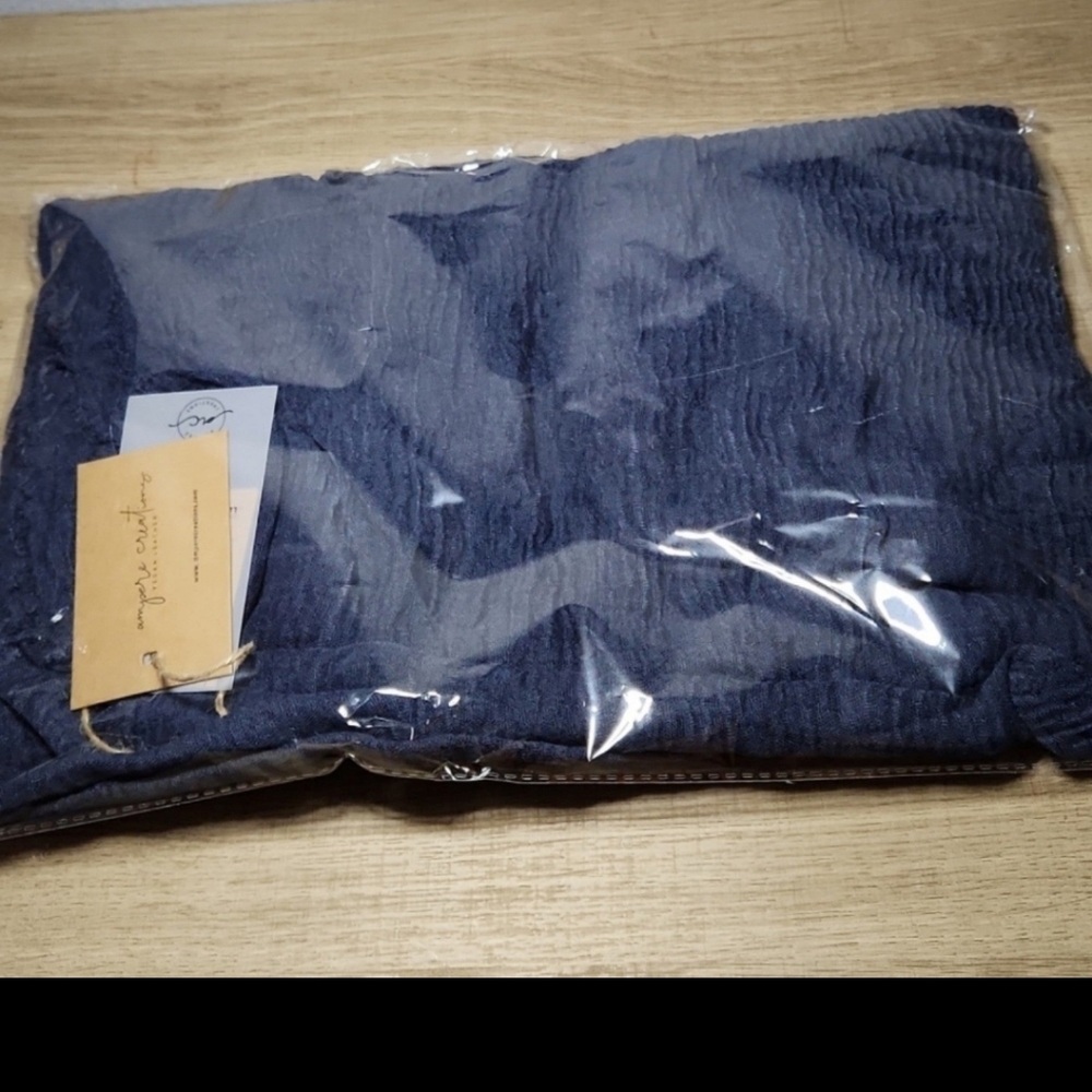 Navy blue scarf